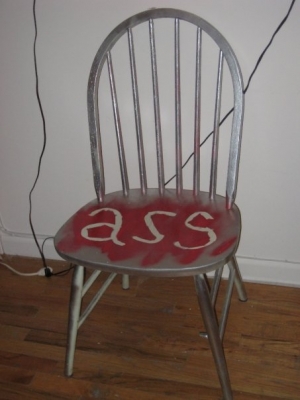 Ass chair (chaise pour un con)